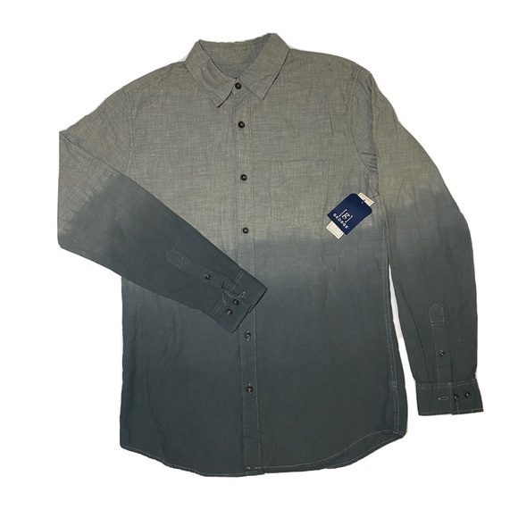 George Other - NWT George Men’s Slim Fit Dip Dye Woven Shirt Size M(38-40)
